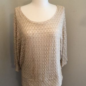 Cato Gold Top. Lined. Size L